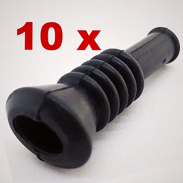 10 x GUMMISTIEFEL flexibel 2-pin Stecker BOSCH EV1, NIPPON DENSO, HONDA, DELPHI