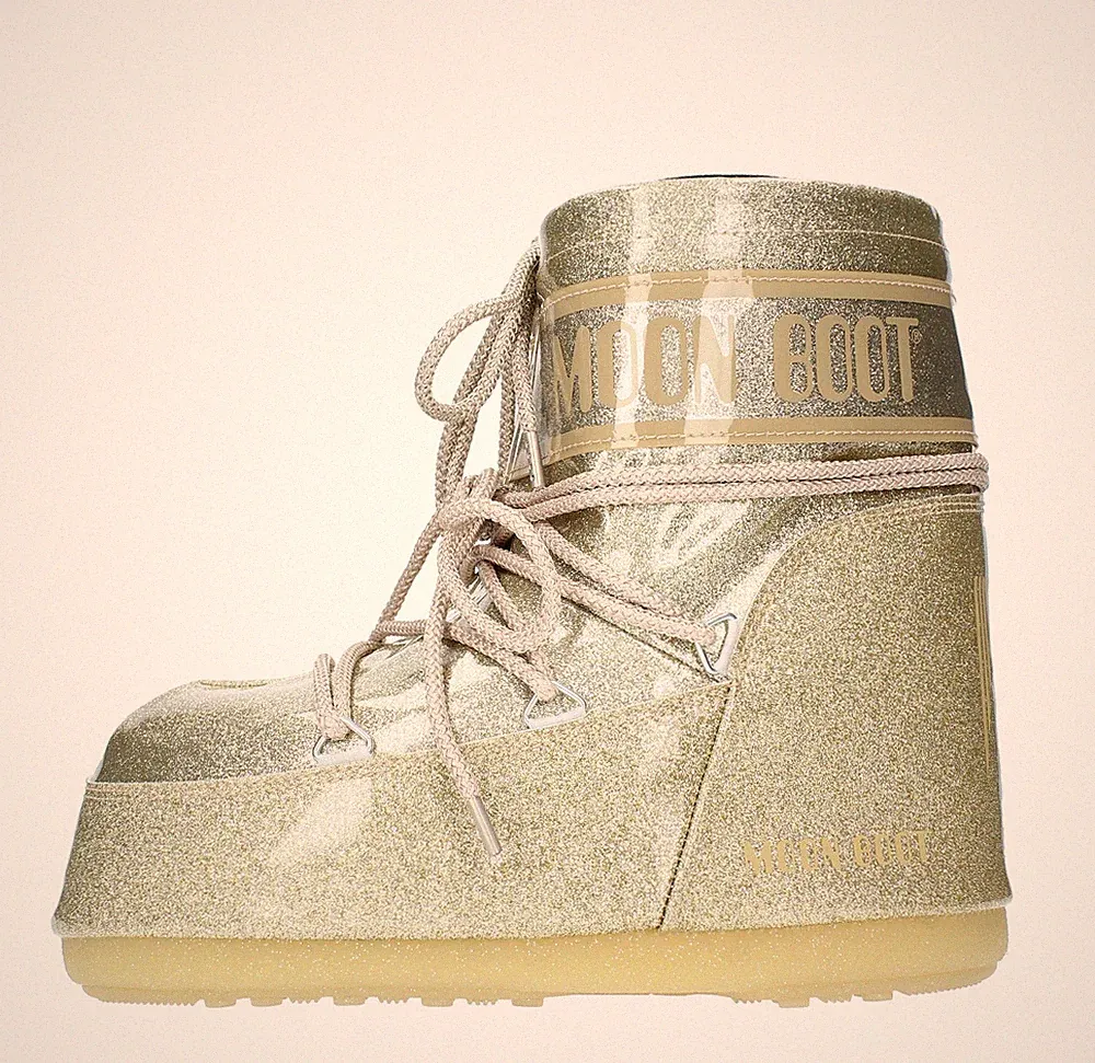 Bockstiegel Glitzerstiefel