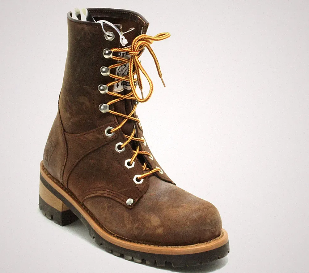 164 Stiefel Leder Primeboots Schnürschuhe Worker Country Western Boots 37