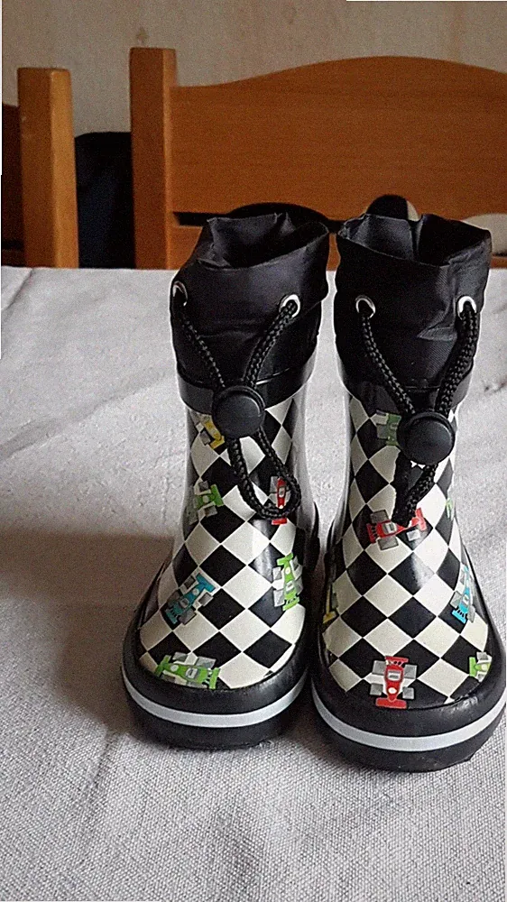 1Paar, Kindergummistiefel, Kinder-Regenstiefel, Demar, Gr 18/20/21 Top!