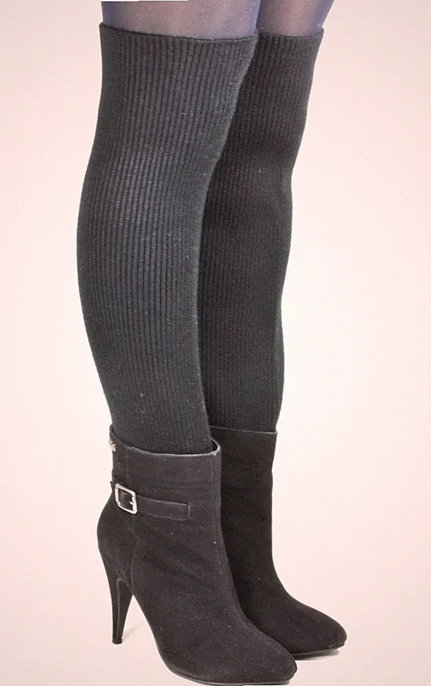 23 Stiefel Damenstiefel Damen Zipper Overknee Ladies Vegan High Heels Killah 38