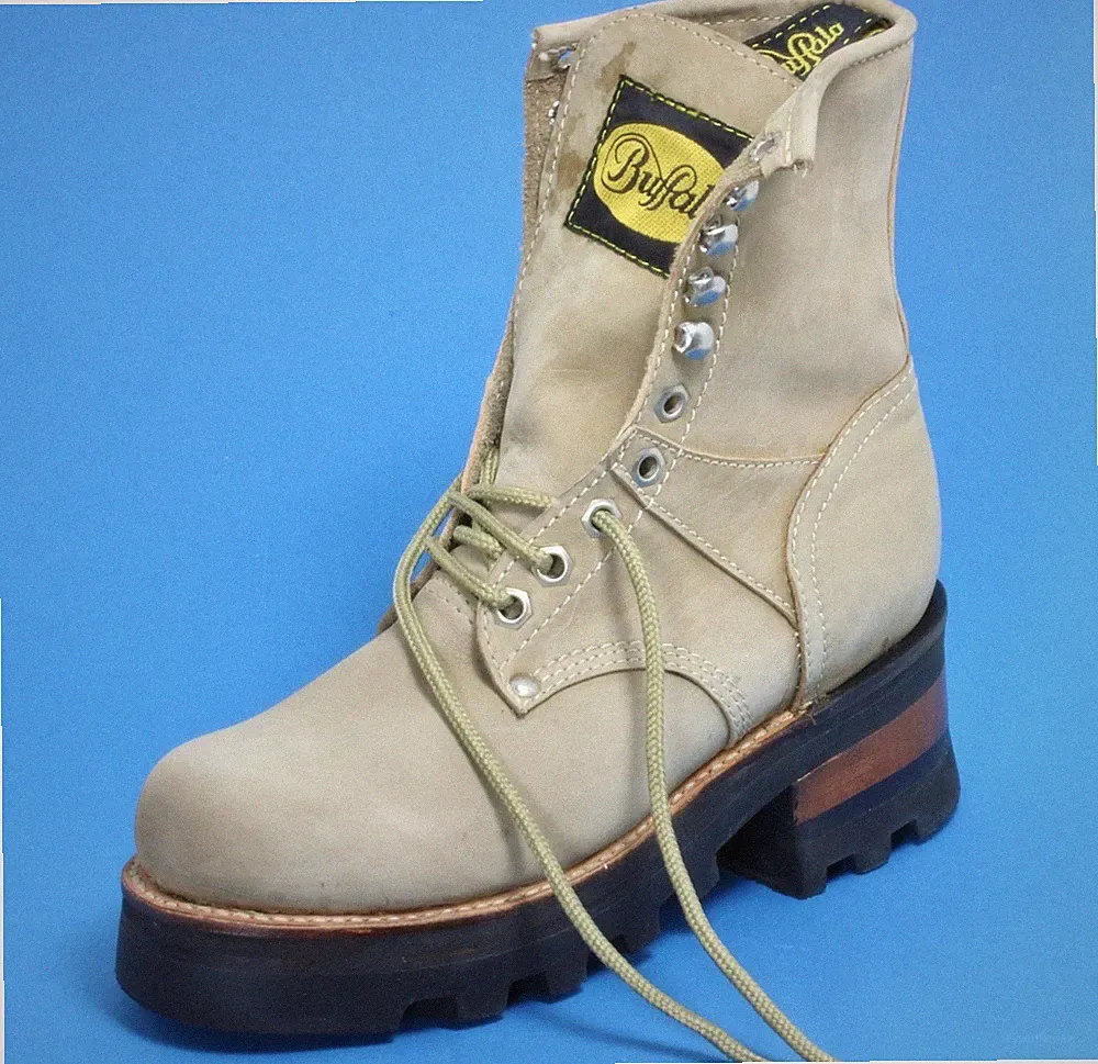 36 Westernstiefel Leder Buffalo Boots Schnürschuhe Trapper Worker Country 36
