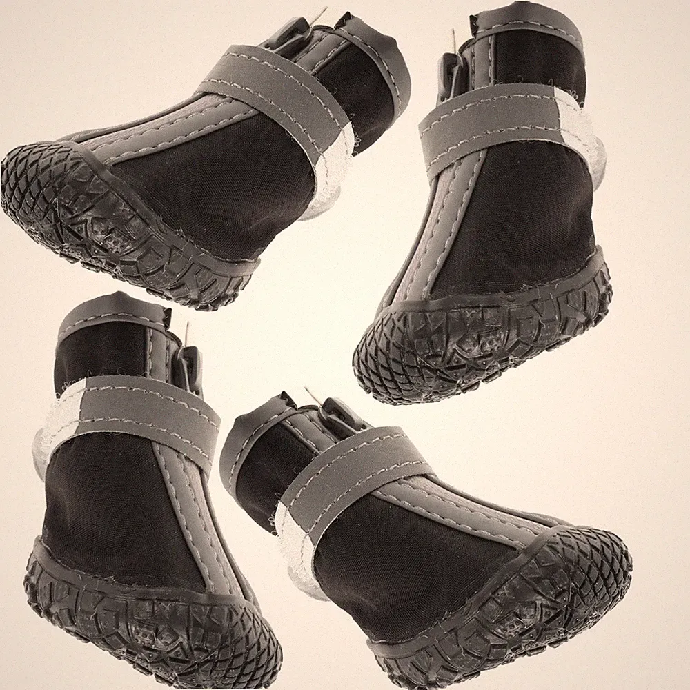 4 Pcs Hundeschuhe Zum Spazierengehen Stiefel Für Kleine Wasserdicht