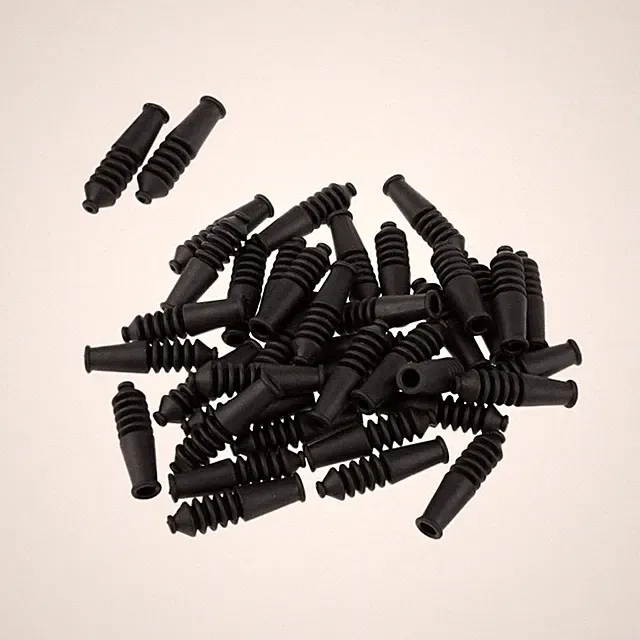40x Gummi Fahrrad Bremse Noddle Stiefel Getriebe Kabel Kappen Ende Crimps Kappe