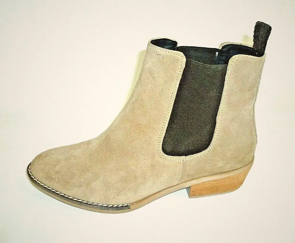 41 / 7,5 ALBA MODA Schuhe Stiefeletten Chelsea Leder