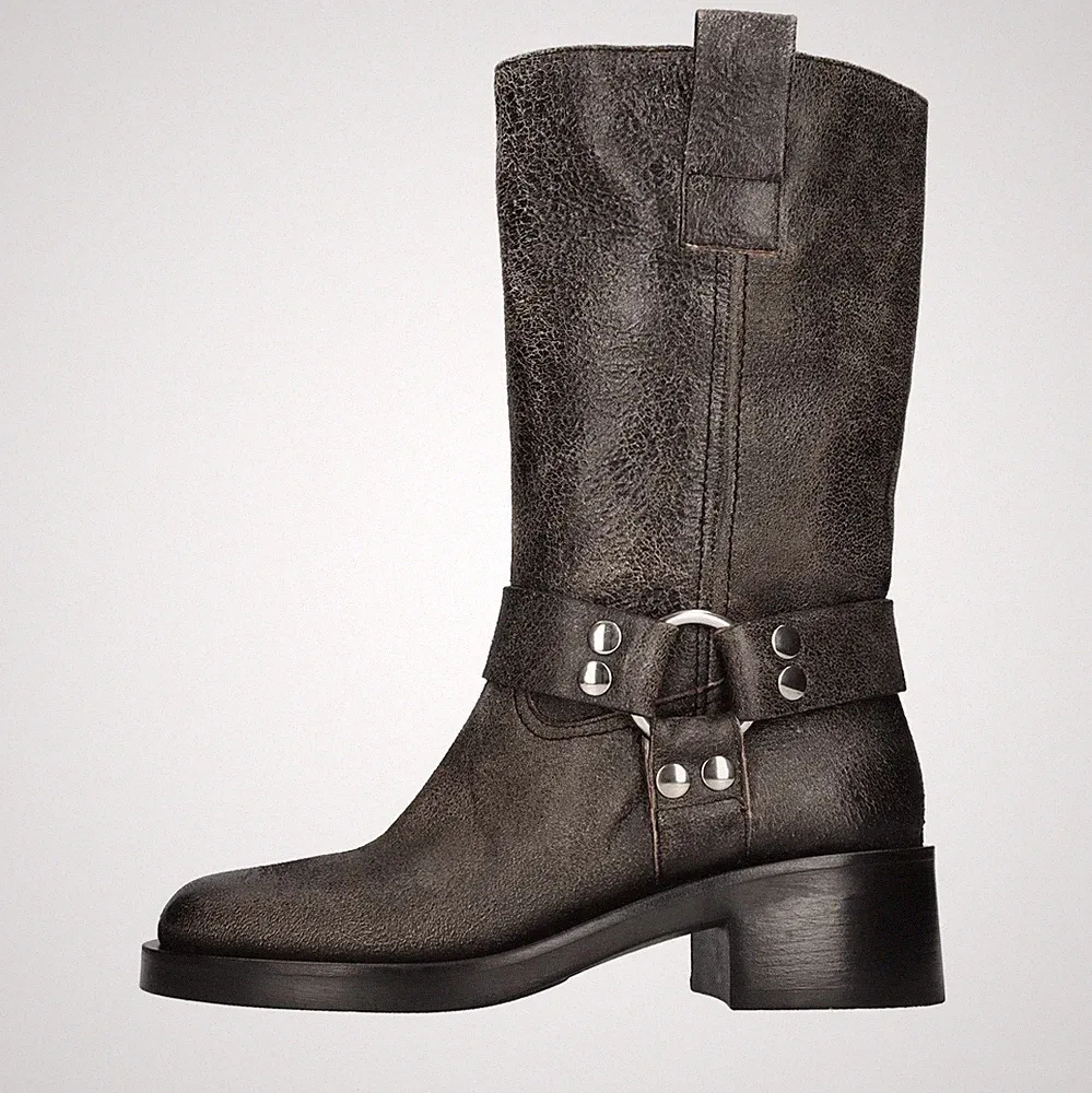 A5607 SHANTI Stiefeletten und Stiefel STRATEGIE Damen braun Amv010_stra