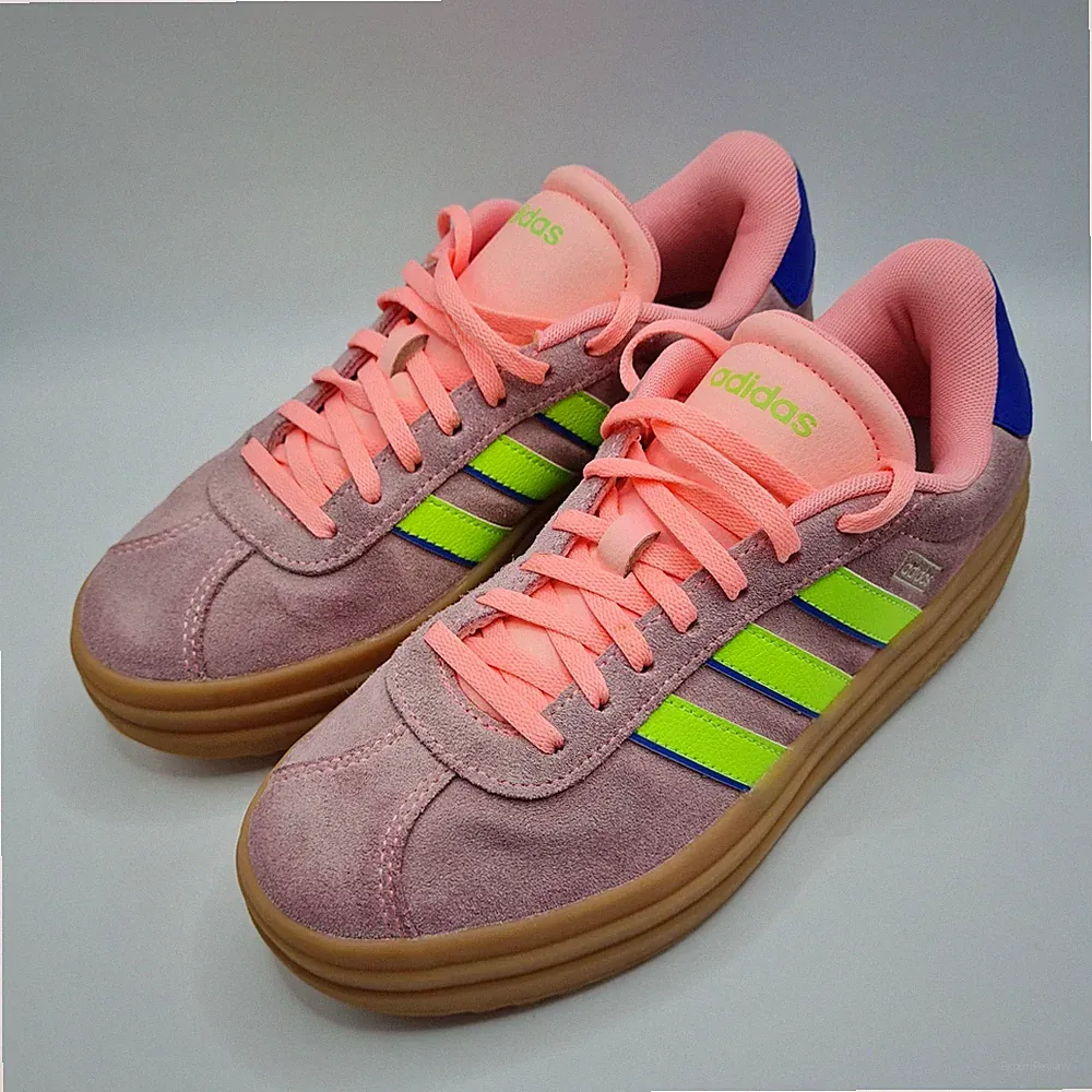 Adidas Gazelle Bold Pink Lucid Lemon Damen Sportschuhe Schuhe Läufer UK...