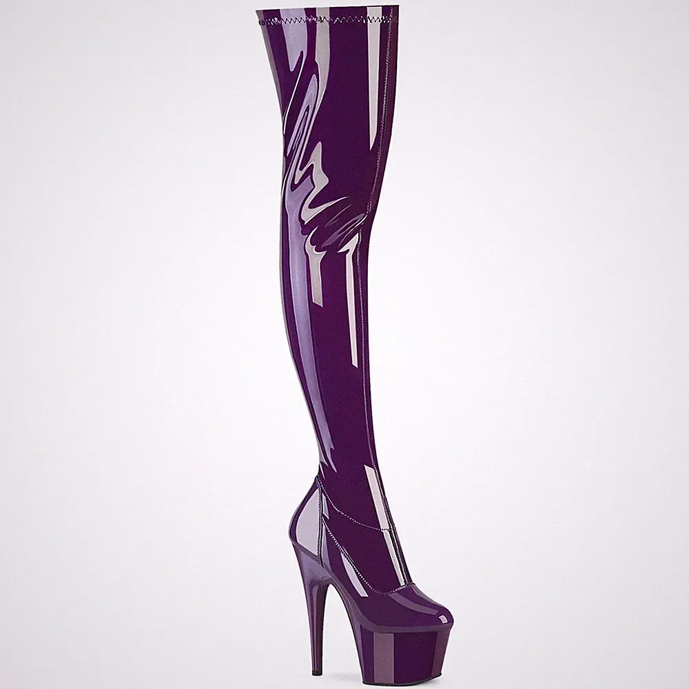 Lila Over-Knee