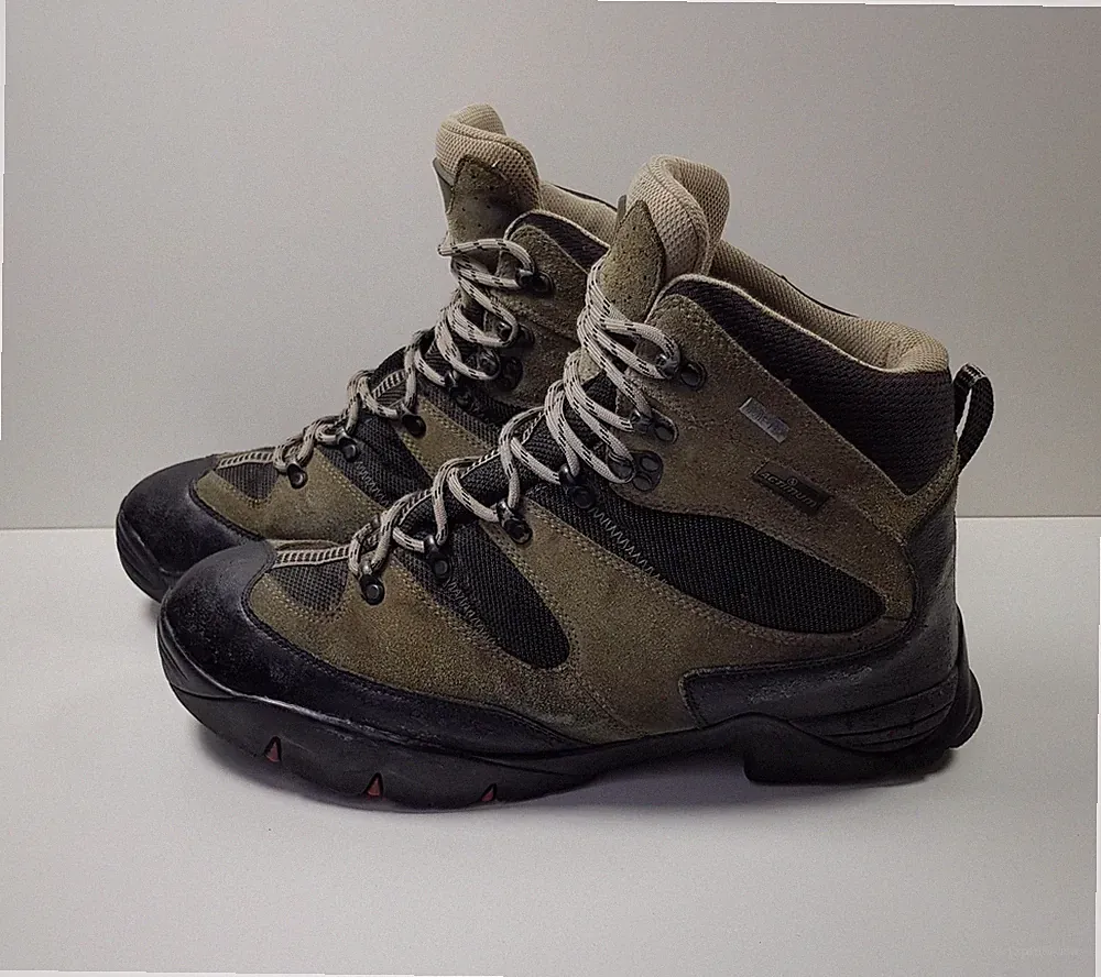 AIGLE ACTIMUM GORE-TEX HERREN 11UK EU45 2/3 HIGH TOP WANDERSCHUHE SCHUH VIBRAM SOHLE