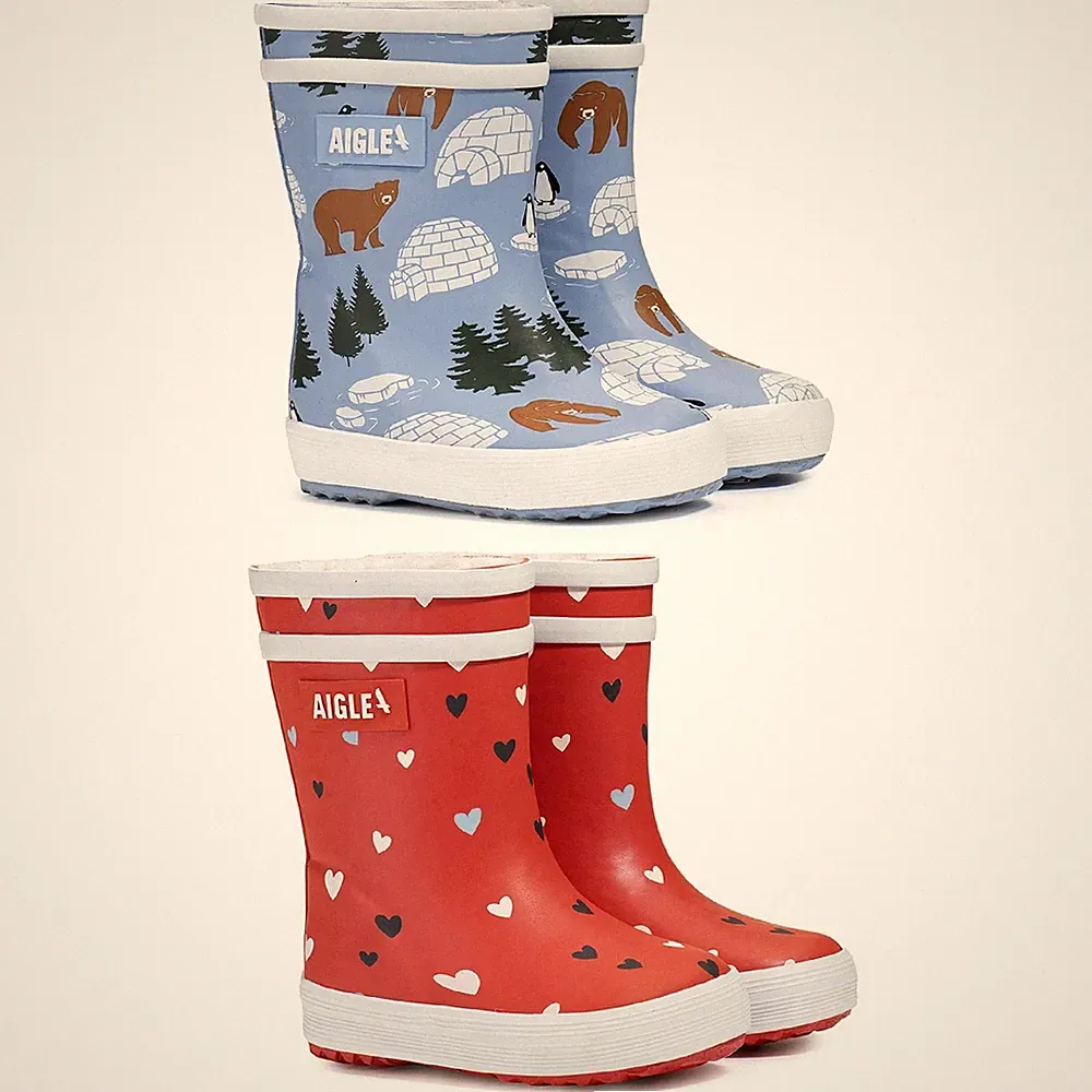 Aigle Baby Flac F Pt2 Kinder Gummistiefel | Stiefel | Wellingtons | Naturkautsch