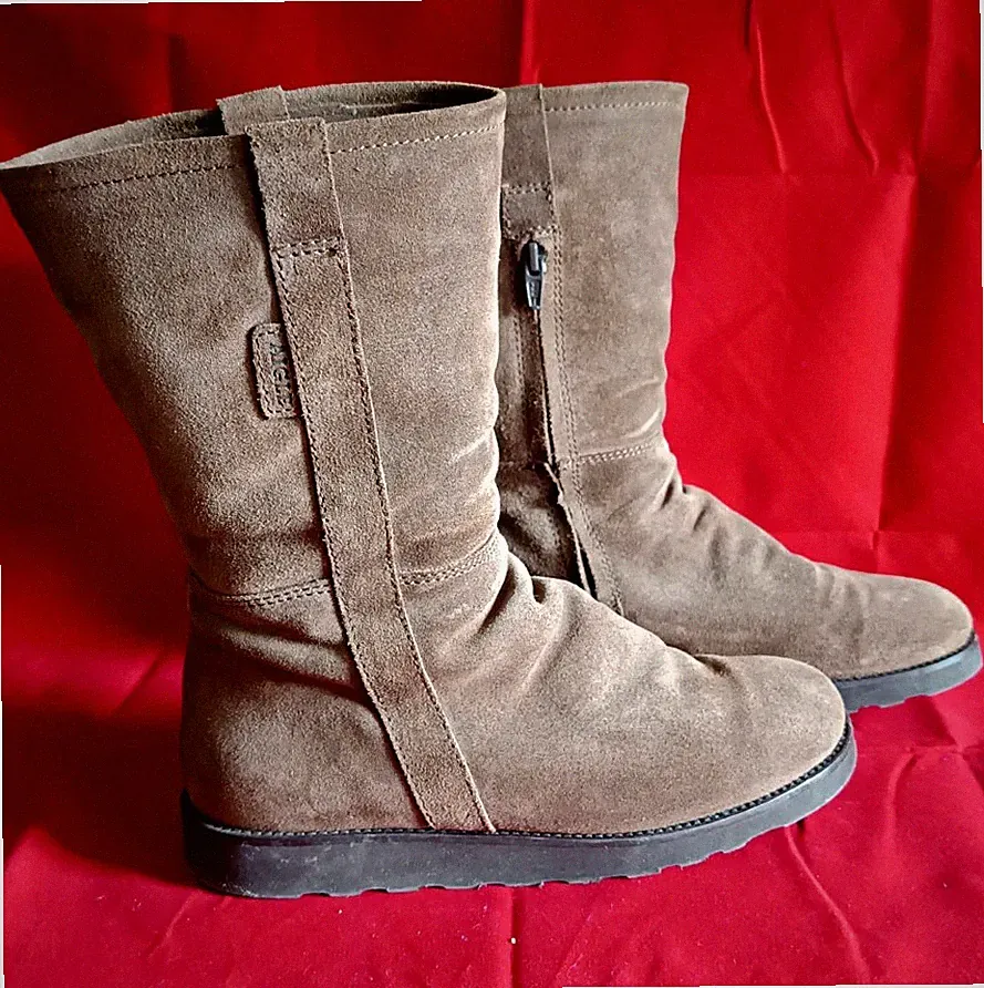 Aigle Cordusio Winterstiefel Gr. 38 – Lammfell & Veloursleder Nur 2x getragen