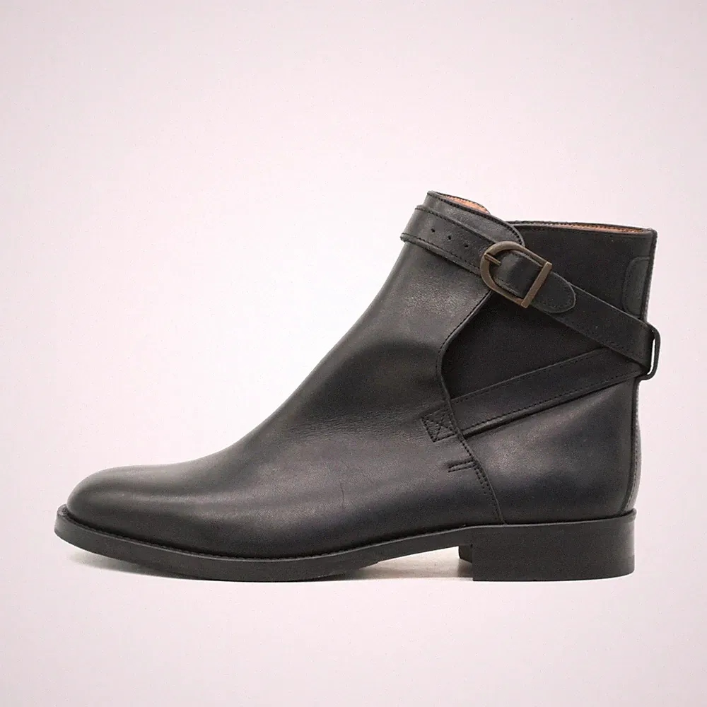 AIGLE Damen Chelsea Lederstiefelette Stiefeletten Schwarz Leder Boots EU 39