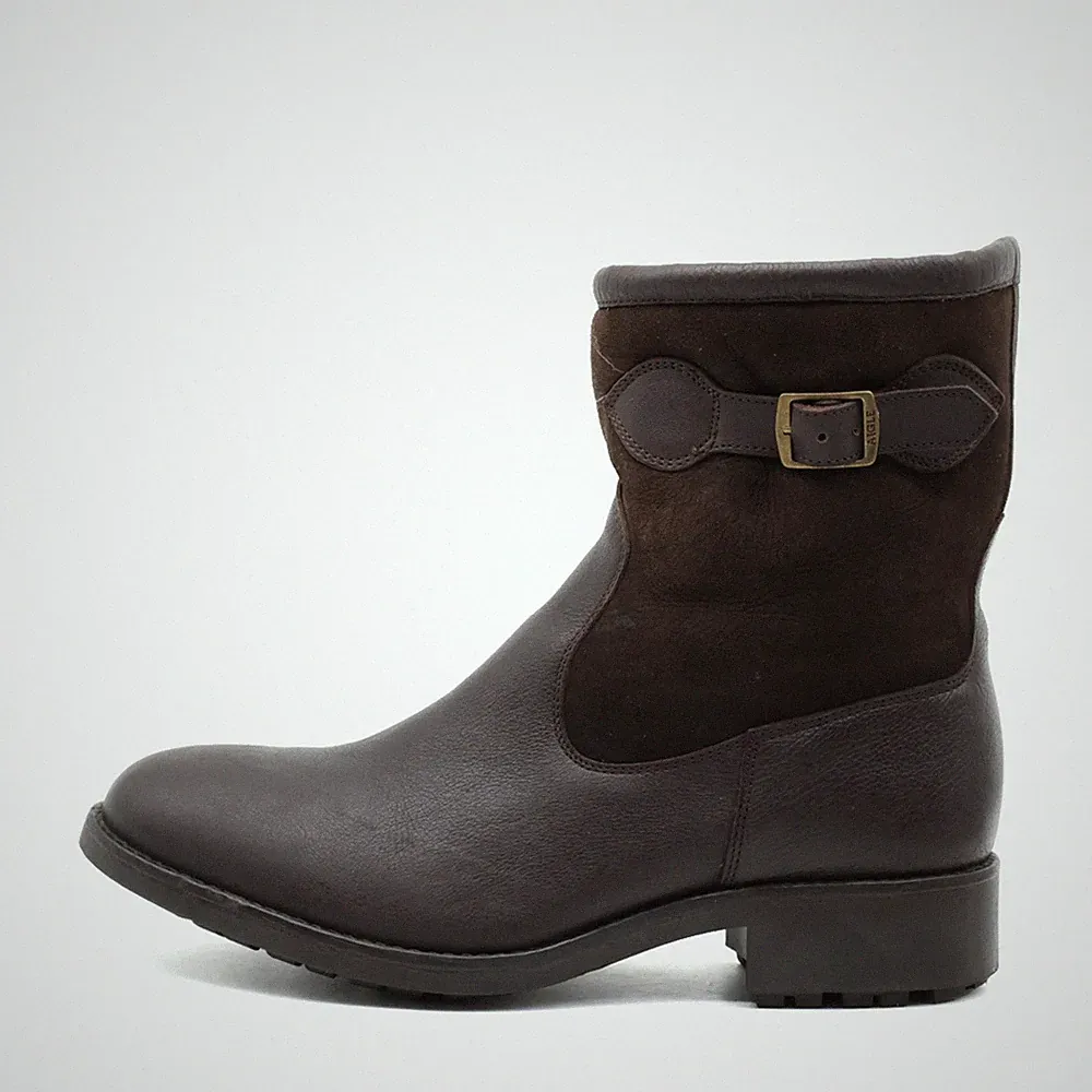 AIGLE Damen Country-Stiefelette Boots Braun Leder Country Stiefelette EU 39