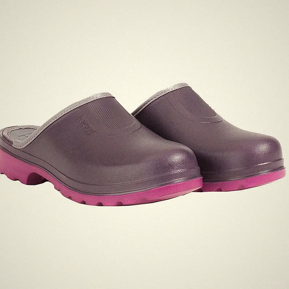 Aigle Damen Taden Clogs Aubergine Dhalia Damen Gartenschuhe
