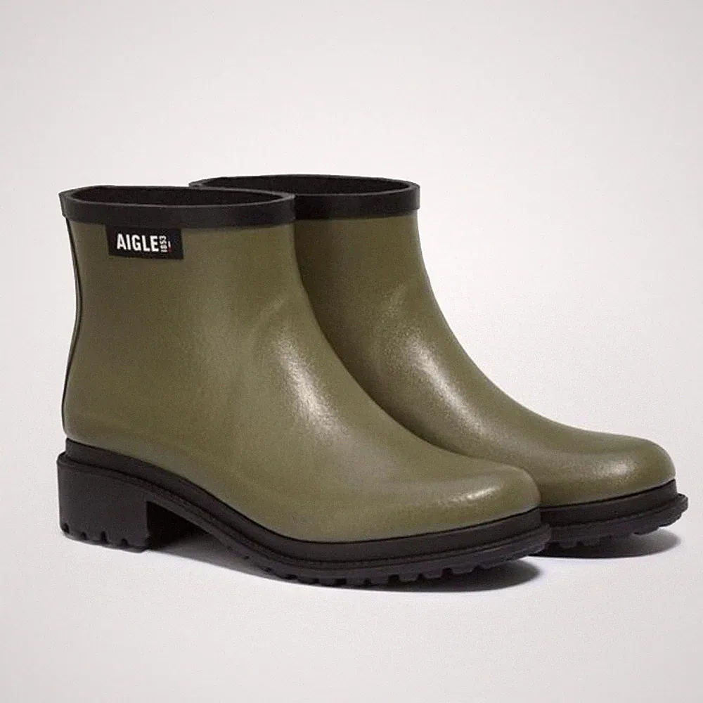 Aigle Gummistiefel FulFeel khaki Kurzschaft Stiefel Outdoor & Hundebesitzer