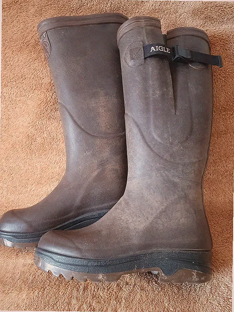AIGLE Gummistiefel Gr. 38 Depose S2 Damen Stiefel Winterstiefel