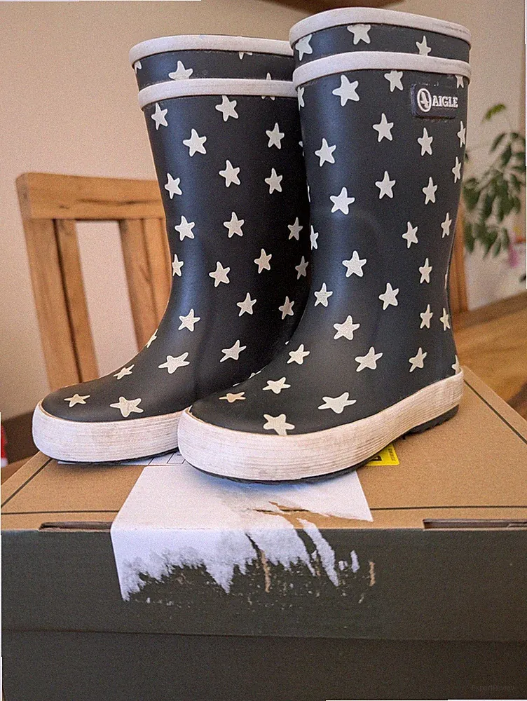 Aigle Gummistiefel Größe 25 Blau