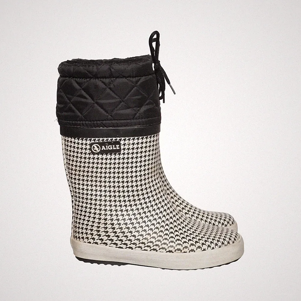 Aigle, Gummistiefel, Größe: 30, Schwarz/Weiß, Damen #lsa