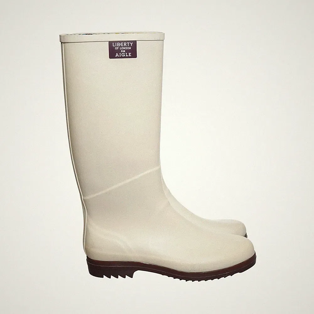Aigle, Gummistiefel, Größe: 37, Weiß/Braun, Damen #njN