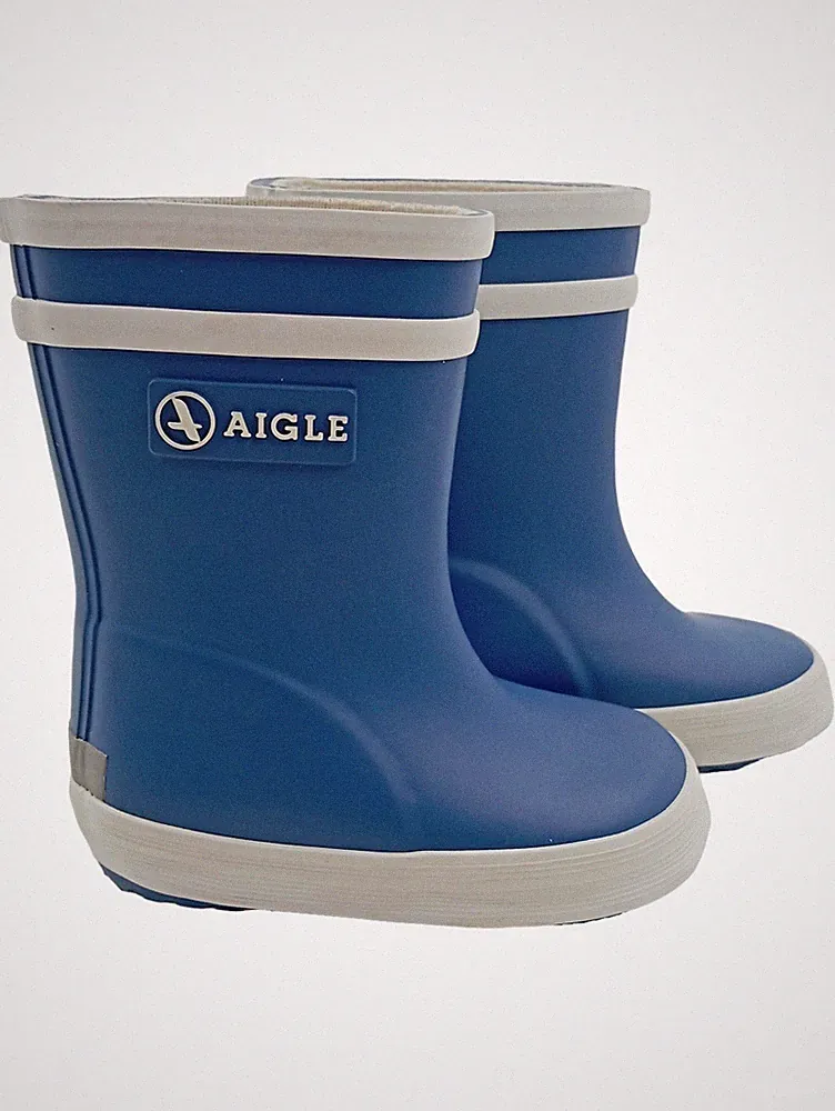 Aigle Kinder Gummistiefel Blau Gr. 19
