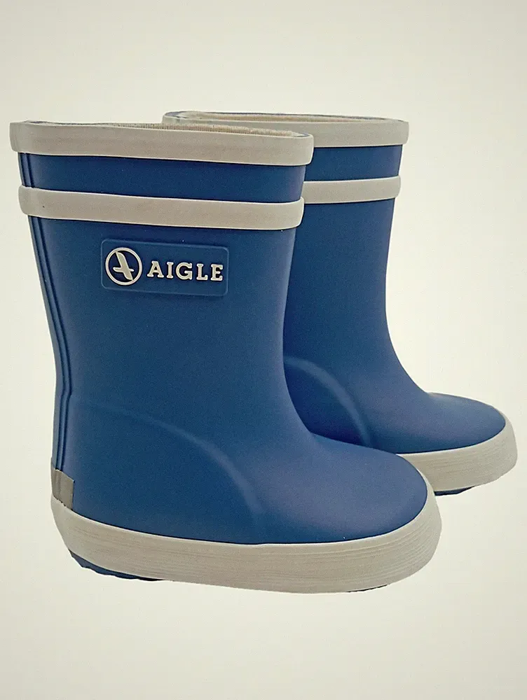 Aigle Kinder Gummistiefel Blau Gr. 19