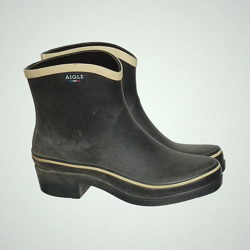 Beige Aigle Gummistiefel Damen