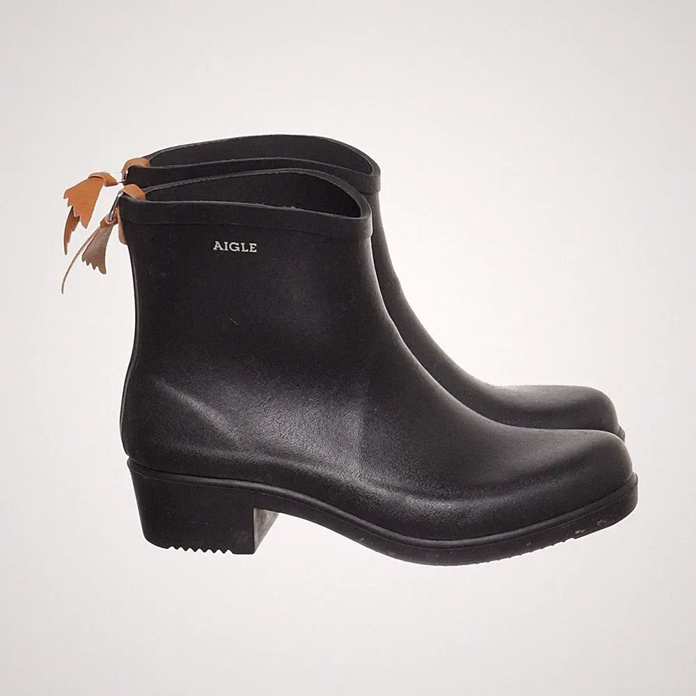 Aigle, Kurze Gummistiefel, Größe: 38, Schwarz, Damen #v2m