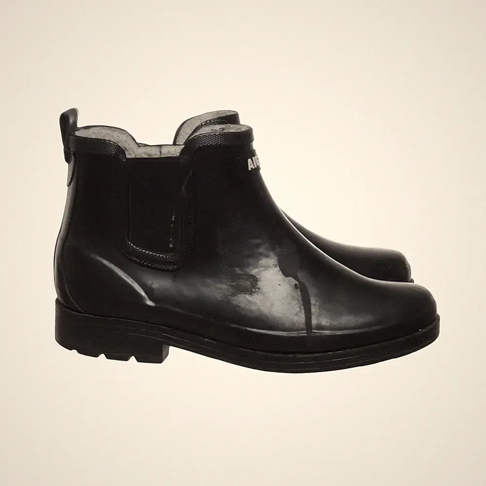 Aigle, Kurze Gummistiefel, Größe: 40, Schwarz, Damen #bWy