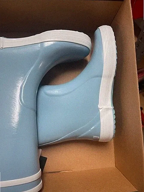 AIGLE Lolly Pop Blau Stiefel Gummi Kinder Neu Gr:29 Hellblau US:11