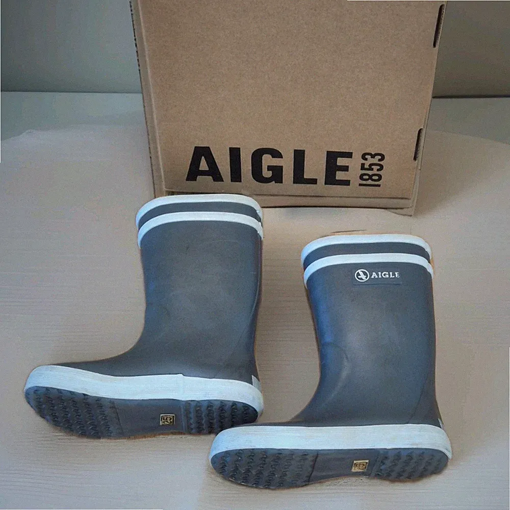 Blaue Aigle Gummistiefel Kinder