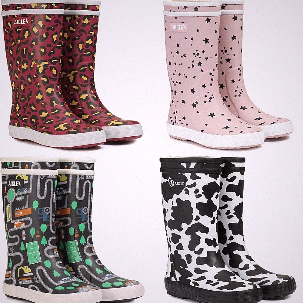 Aigle Lolly Pop Play2 Kinder Gummistiefel | Stiefel | Wellingtons | Naturkautsch