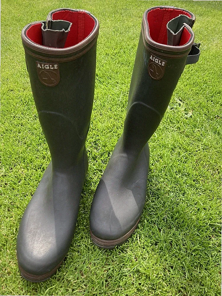 Aigle Neoprenstiefel Dunkelgrün 50
