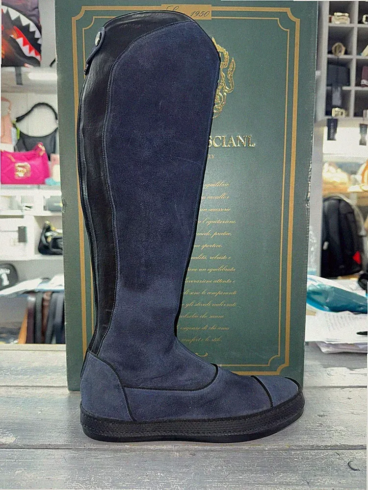 Alberto Fasciani Reitstiefel blau Size Eu37 AF618