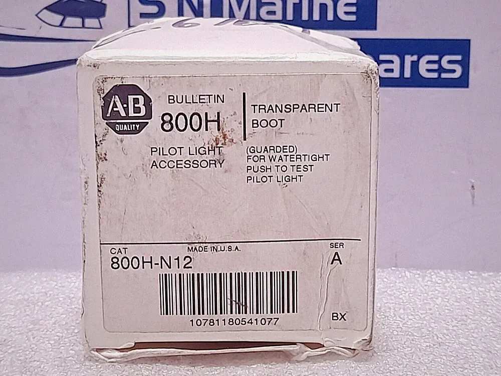 Allen Bradley 800H-N12 Schutz Stiefel Gummi Druckknopf Kappe