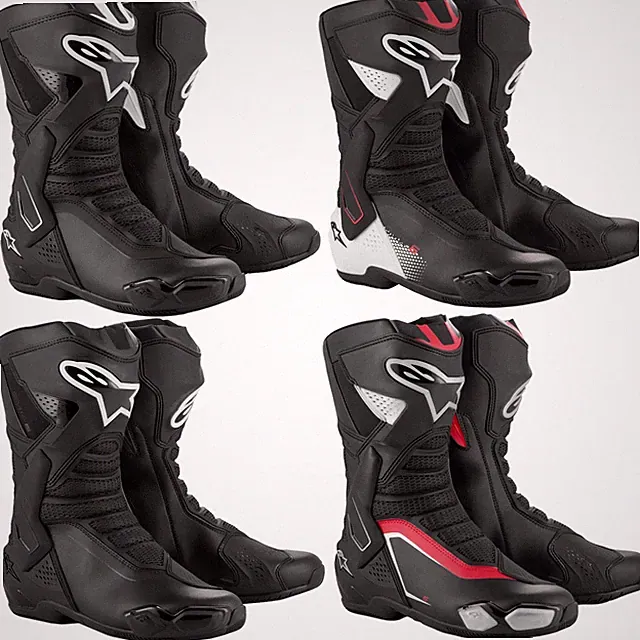 Alpinestars Motorrad Stiefel SMX-6 v3 - Sport Racing mit Zehenscheifer