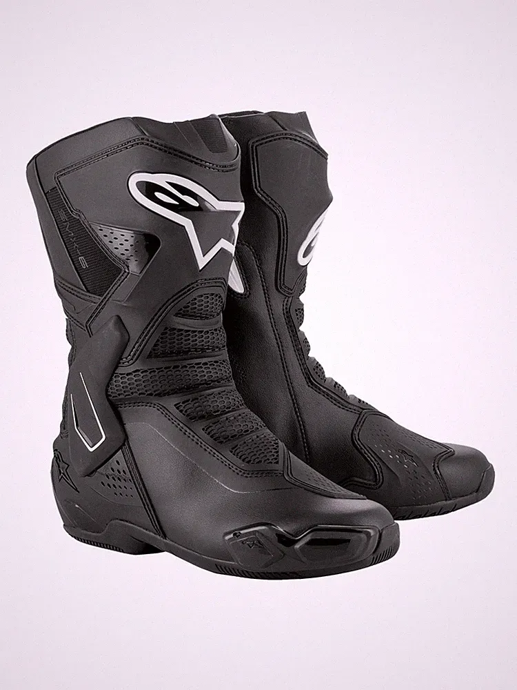 Alpinestars Stella SMX 6 V3 Boots Black White Gr. 41 EU Damen Motorradstiefel
