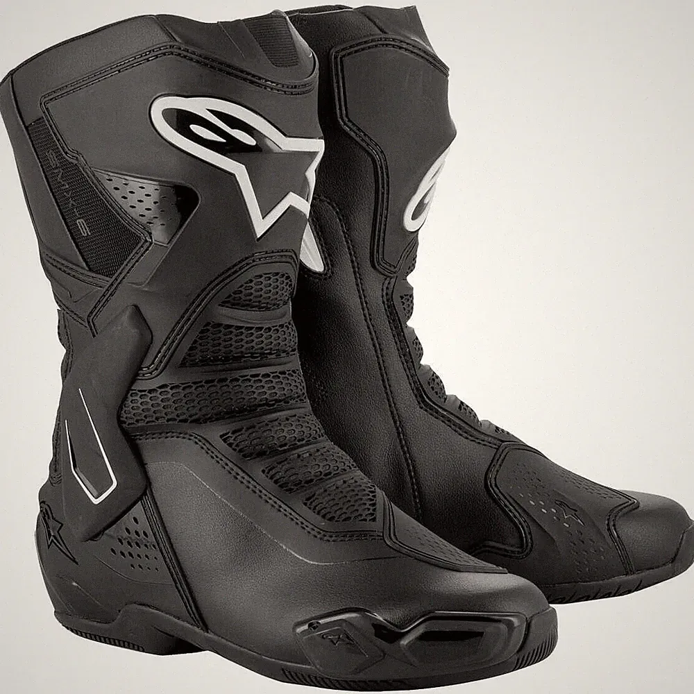 Alpinestars Stella SMX-6 V3 Motorradstiefel - Schwarz/Weiß 222312512