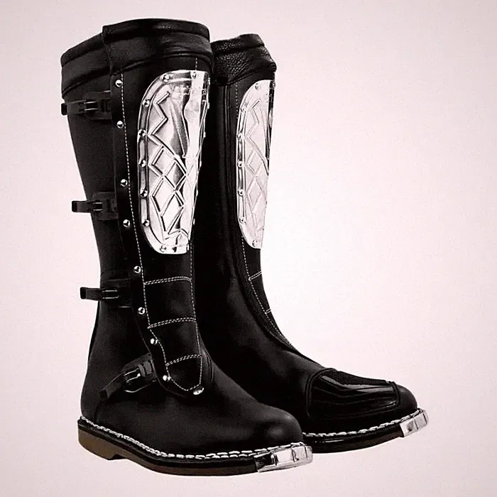 Alpinestars Supervictory Stiefel Schwarz Motocross Vintage Mx Boots 45,5 EU / 11 US