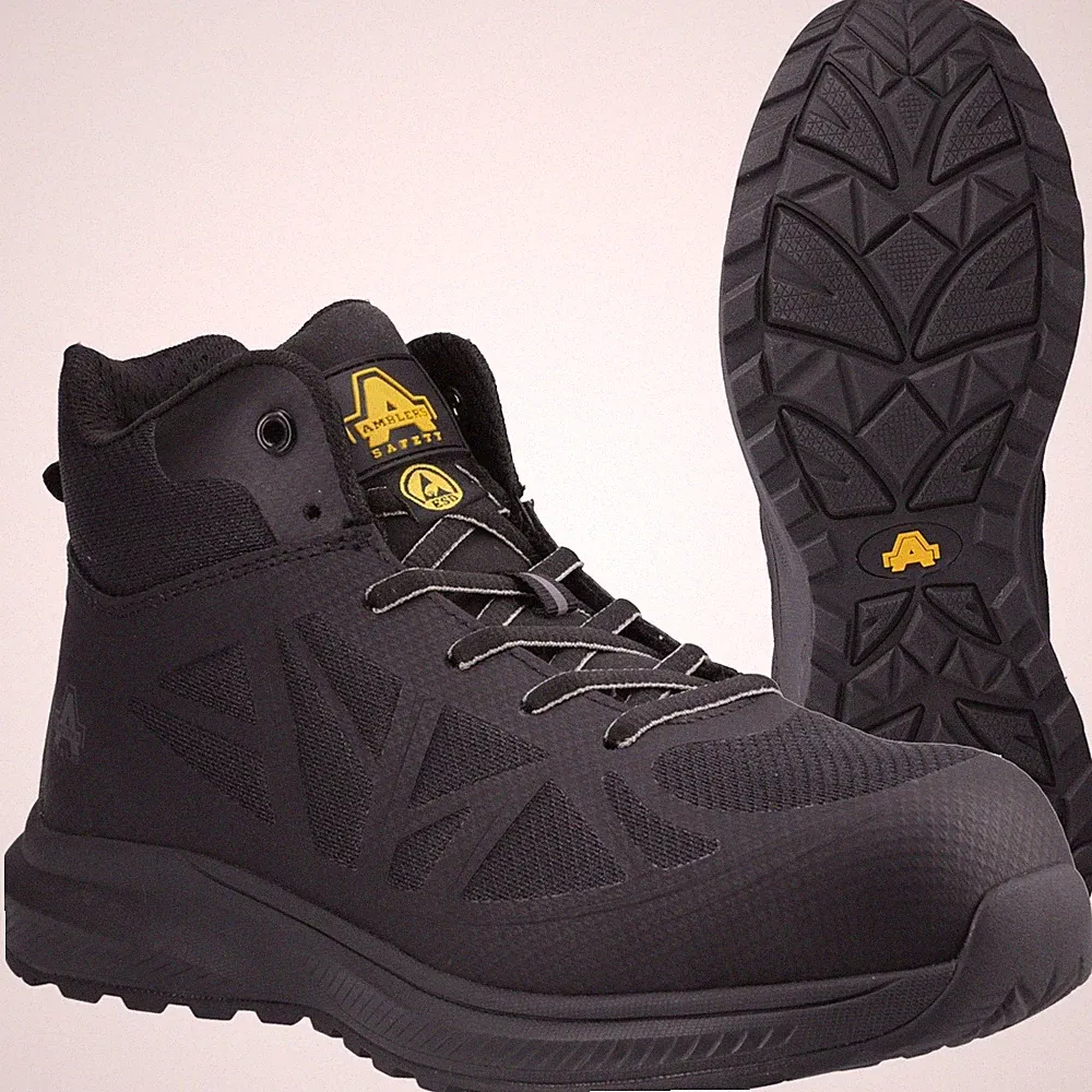 Amblers AS722C Relay S1 Safety Boots Senkfußeinlage Komfort Metallfrei Herren