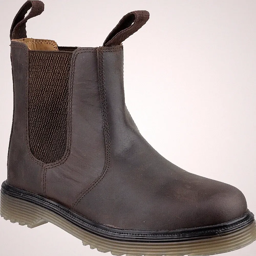 Amblers Chelmsford Stiefel Herren Damen Leder Chelsea Zum Reinschlüpfen Arbeit