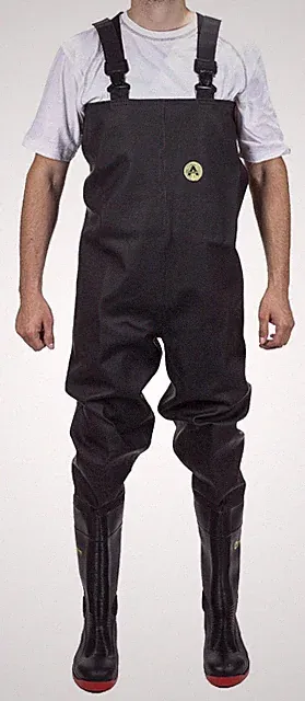 Amblers Danube Safety Chest Waders S5 PVC Stahlkappe gefüttert Fischerei Angeln