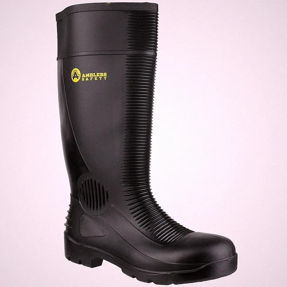 Amblers FS100 Herren Bau Sicherheit Stahlkappe/Modsohle Gummistiefel