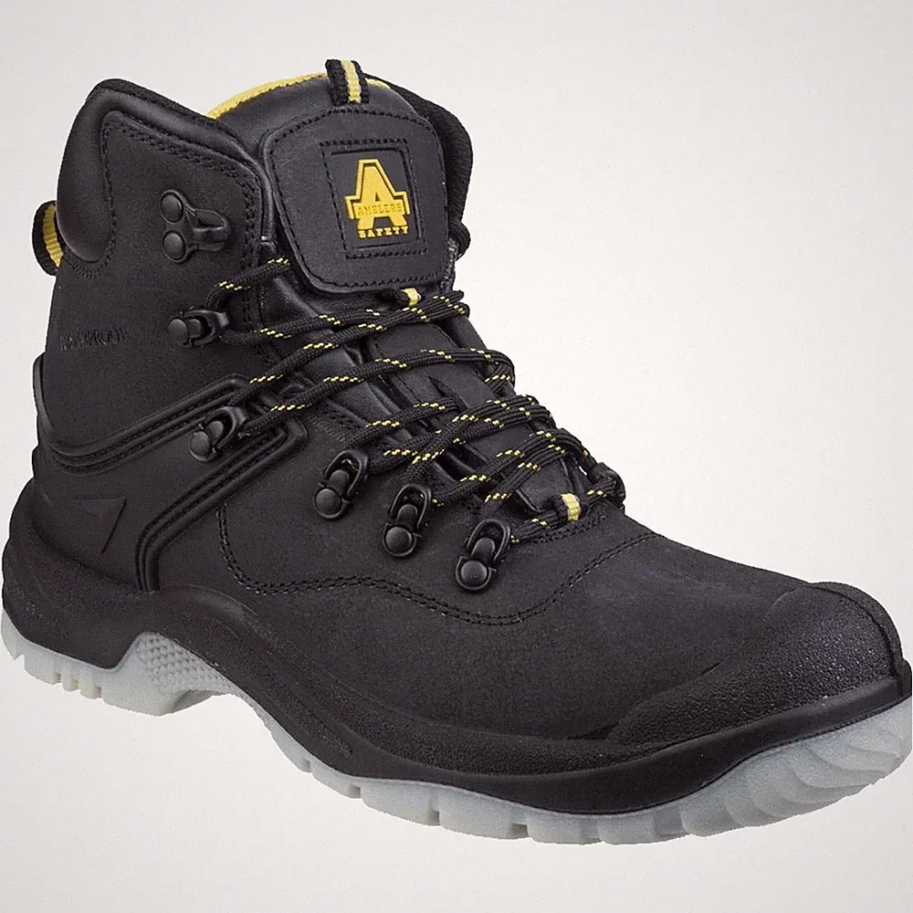 Amblers FS198 Wasserfest Weite Passform S3 Sicherheit Stiefel Herren Damen Steel