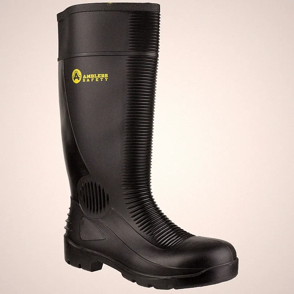 Amblers Safety Fs100 Pvc Schwarze Gummistiefel