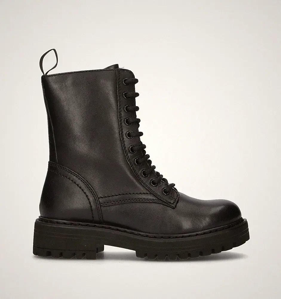 Amphibiengrafik Damen schwarz Naturleder GR-1115-NER-A101392