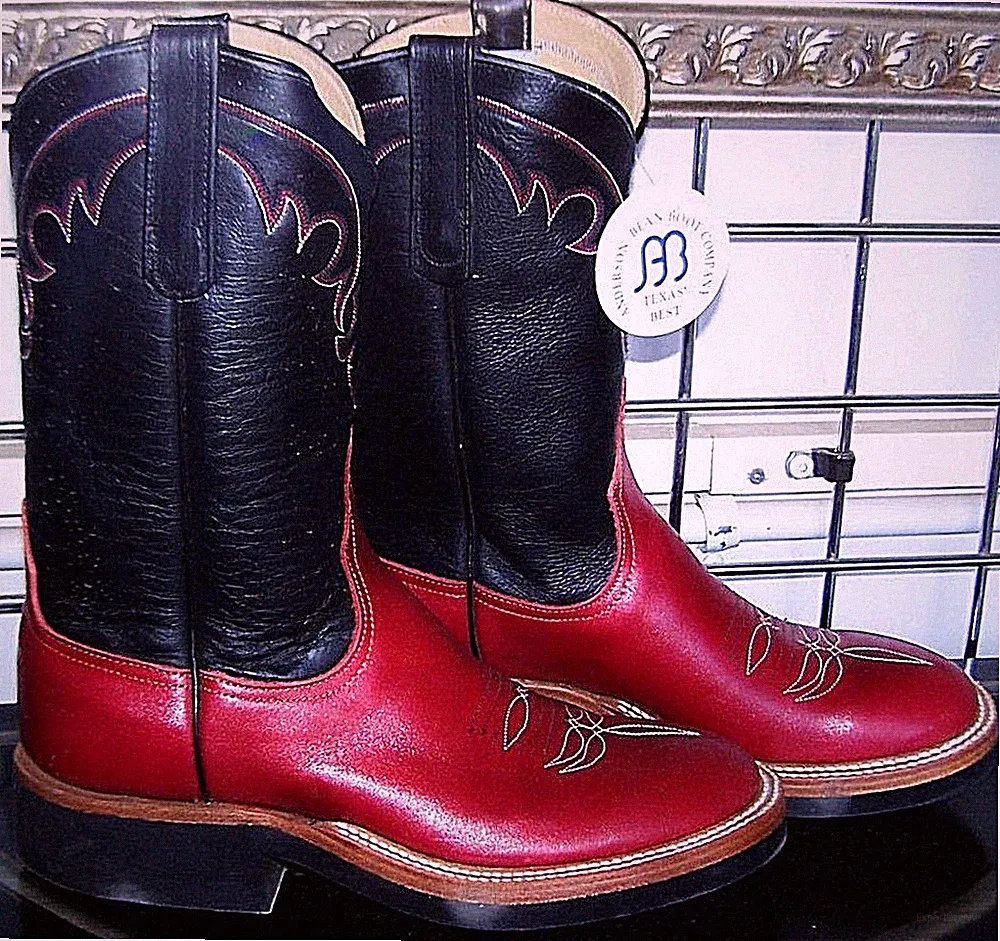 Anderson Bean Rot Fest Kreppsohle Cowboy Stiefel 6-1/2 B Damen 7-1/2 - 8 Schmal