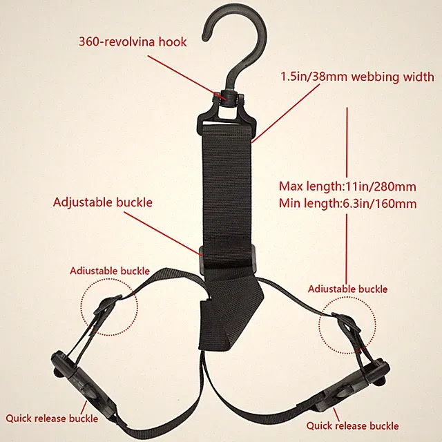 Angler Regenstiefel Halter Trocknungsständer Aufbewahrung Gürtel Haken Wathose