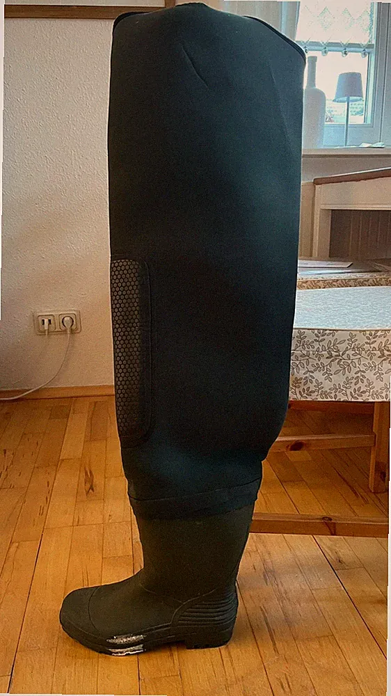 Anglerstiefel, Gummi, Neopren, Hüftschaft Stiefel