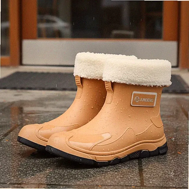 Ankle Regenboots Wasserdicht Flexible Passform für Stadtspaziergang