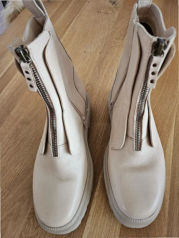 Anna Field Boots Damen, Beige, Gr.37,5 , NEU